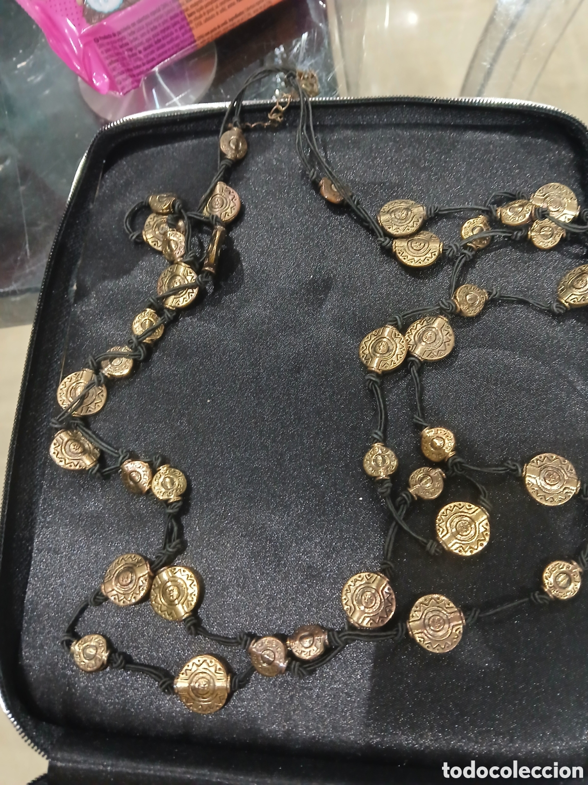 Vintage: Collar bisuteria macizo