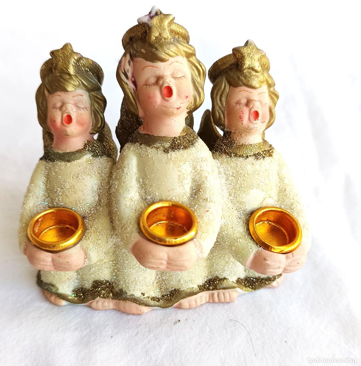 Vintage: Soporte para candelitas/portavelas - Cer&aacute;mica Francia - Vintage - &Uacute;ltimo tercio SXX