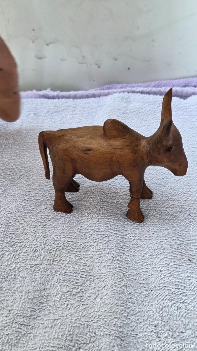Vintage: figura de vaca de la india - Foto 3