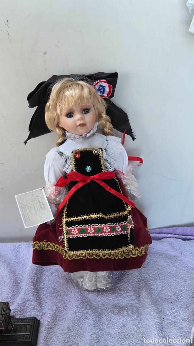 Vintage: mu&ntilde;eca de coleccion de porcelana - Foto 1