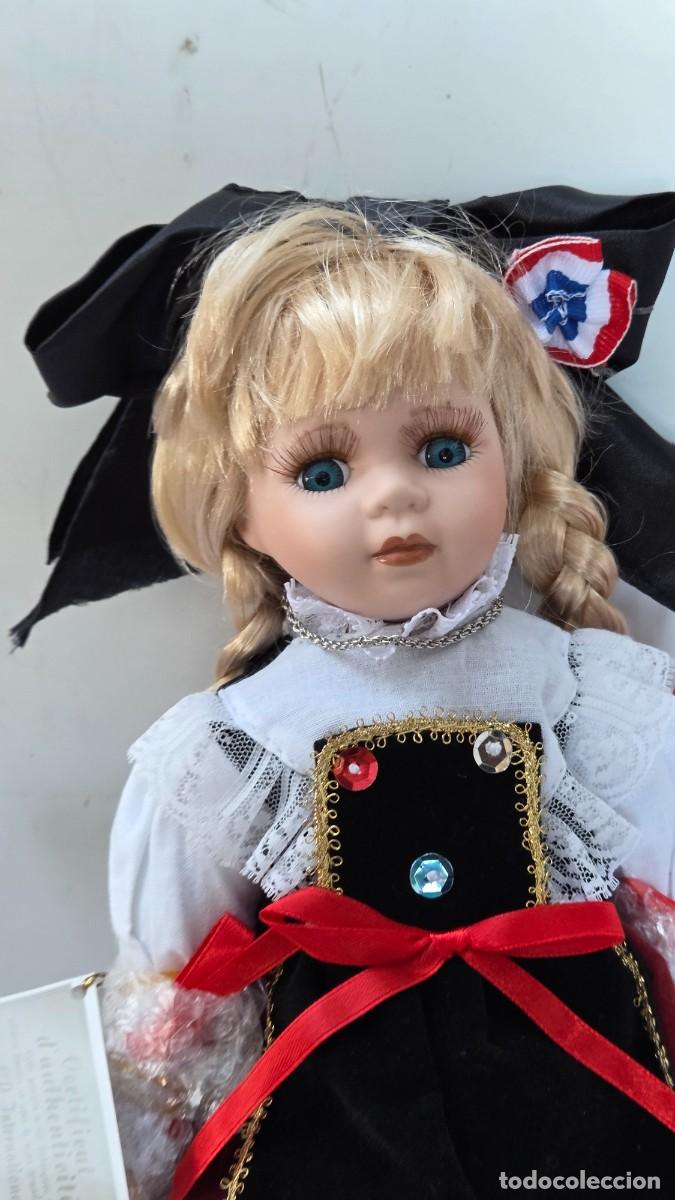 Vintage: mu&ntilde;eca de coleccion de porcelana - Foto 2