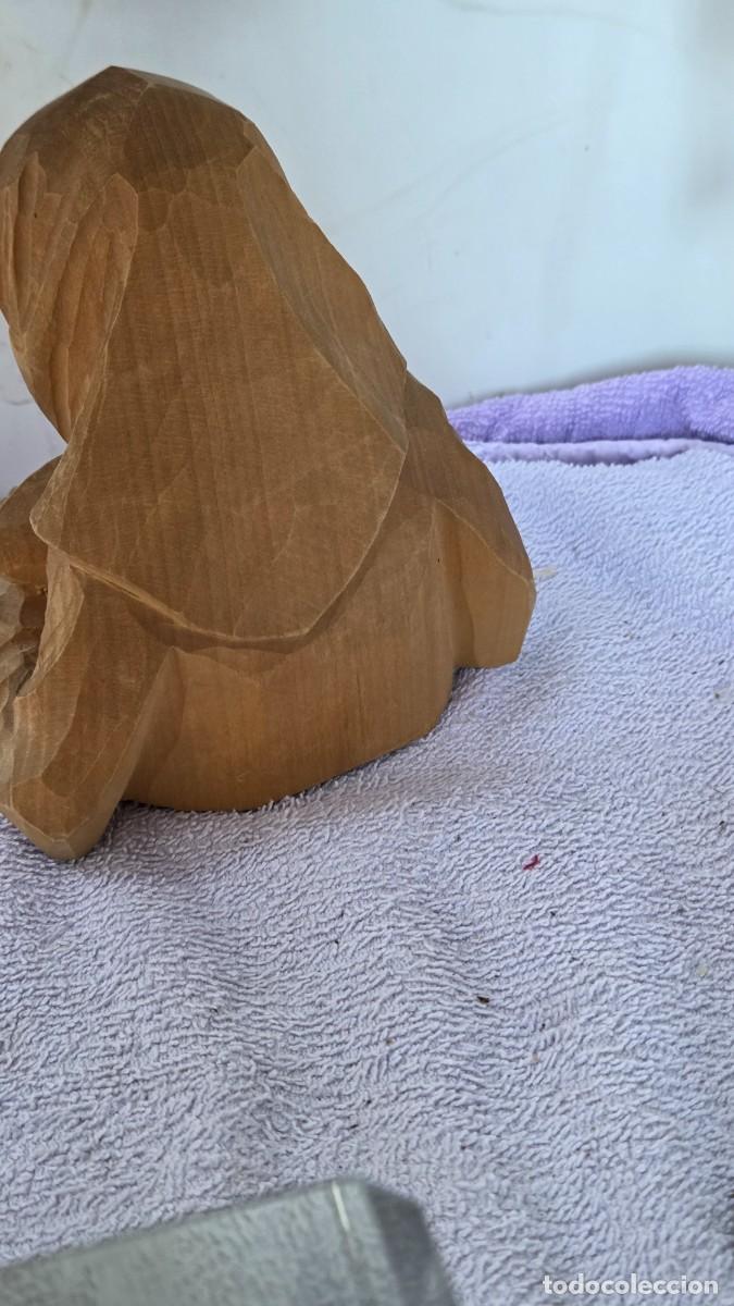 Vintage: escultura tallada en la madera - Foto 3