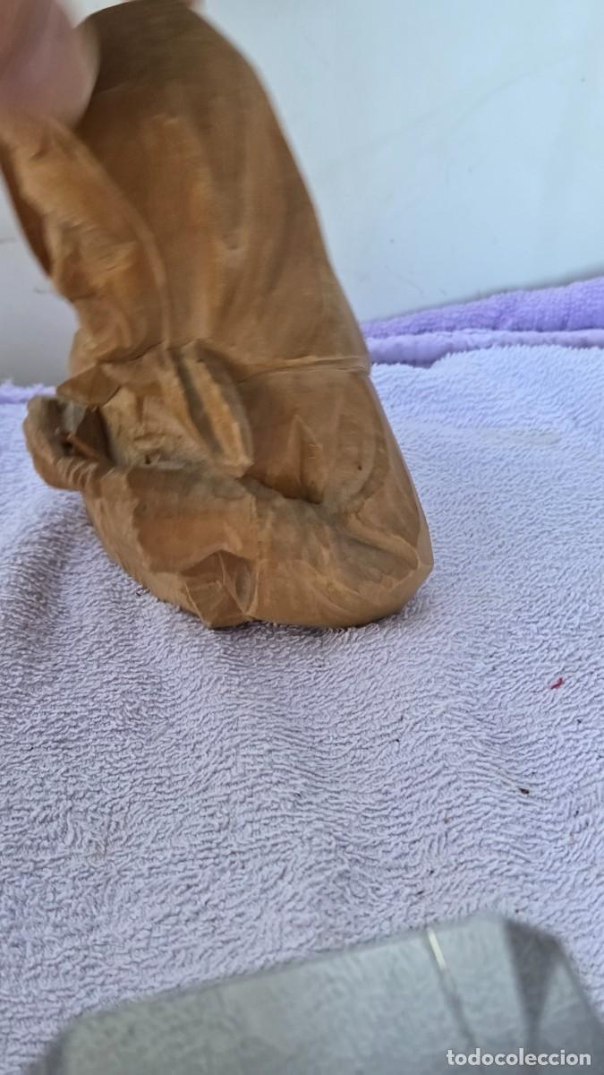 Vintage: escultura tallada en la madera - Foto 4