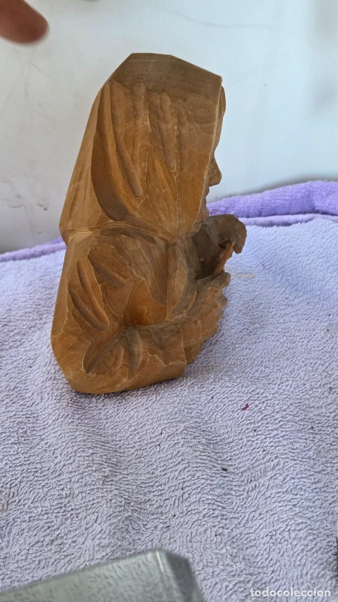 Vintage: escultura tallada en la madera - Foto 5