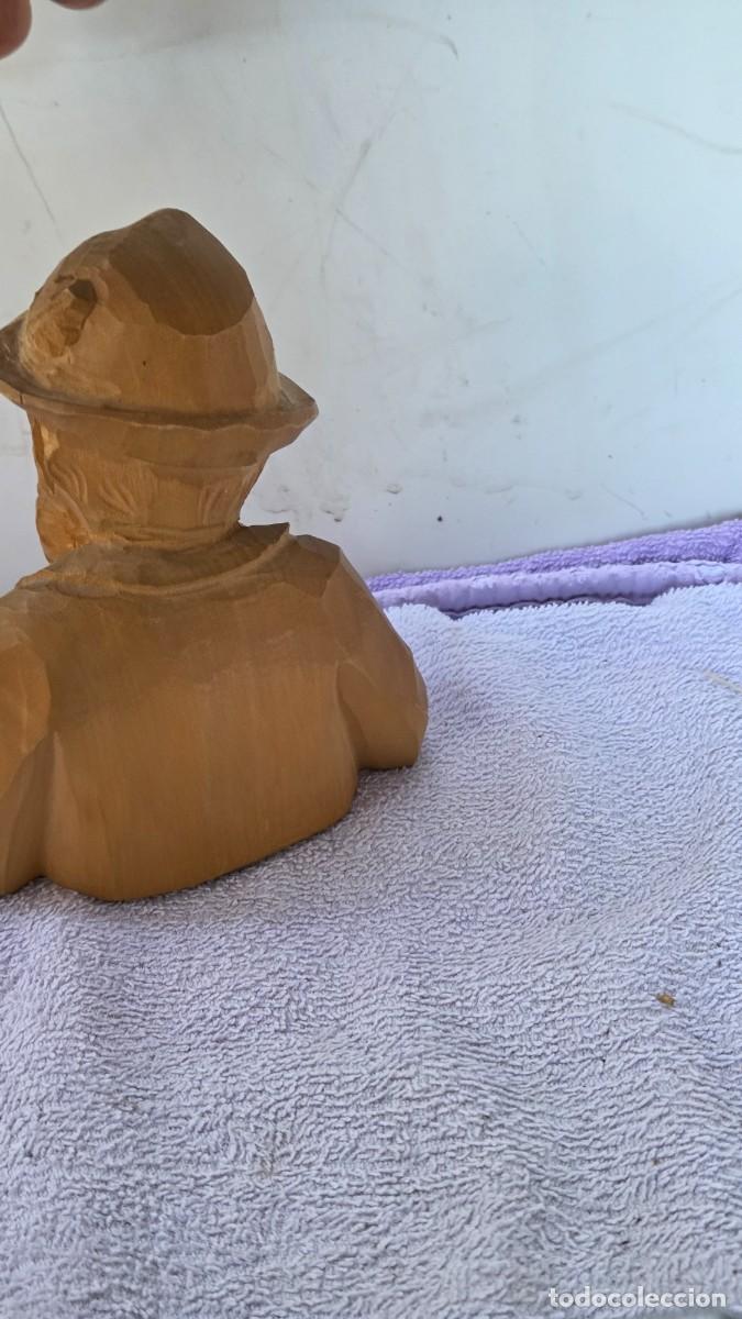 Vintage: escultura tallada en la madera - Foto 5