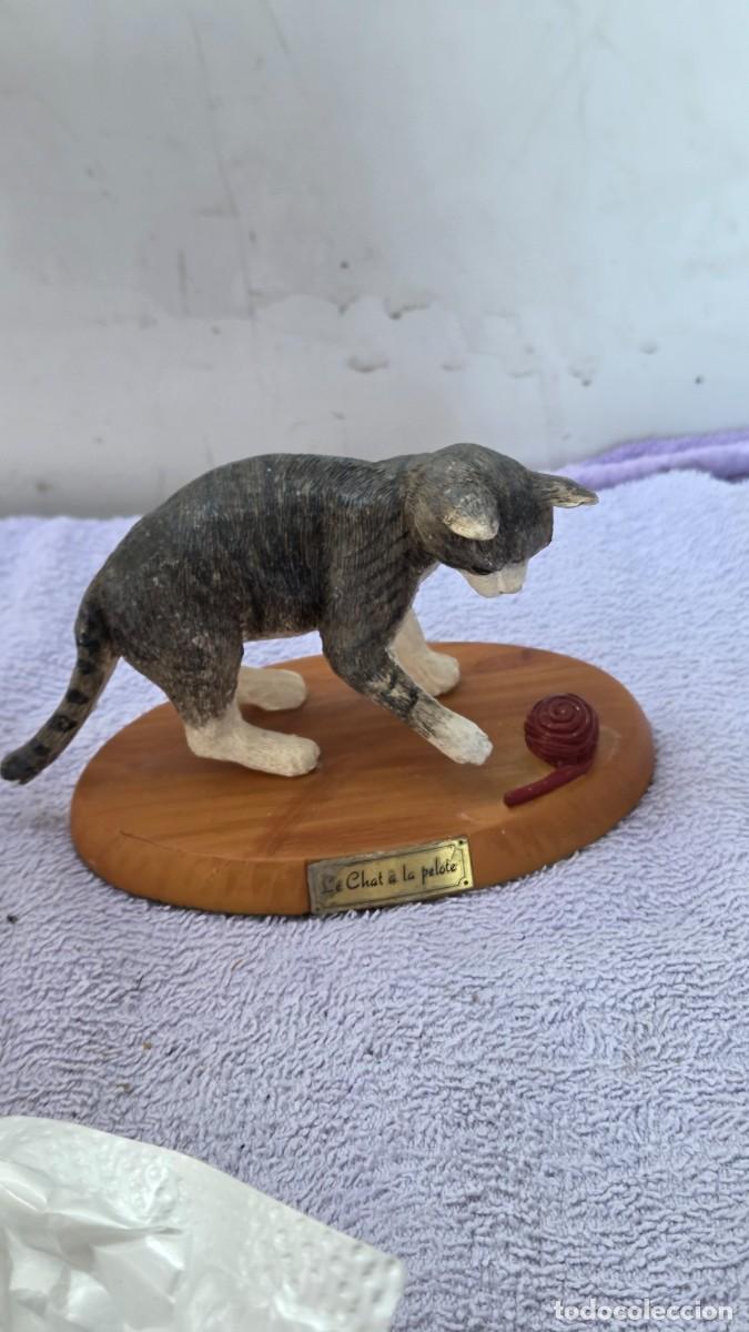 Vintage: figura de gato coleccionable
