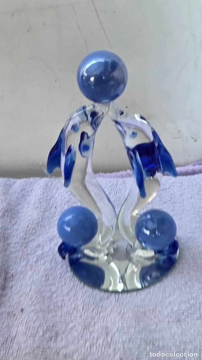 Vintage: figura de delfin cristal murano - Foto 2