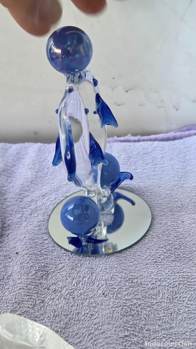 Vintage: figura de delfin cristal murano - Foto 5