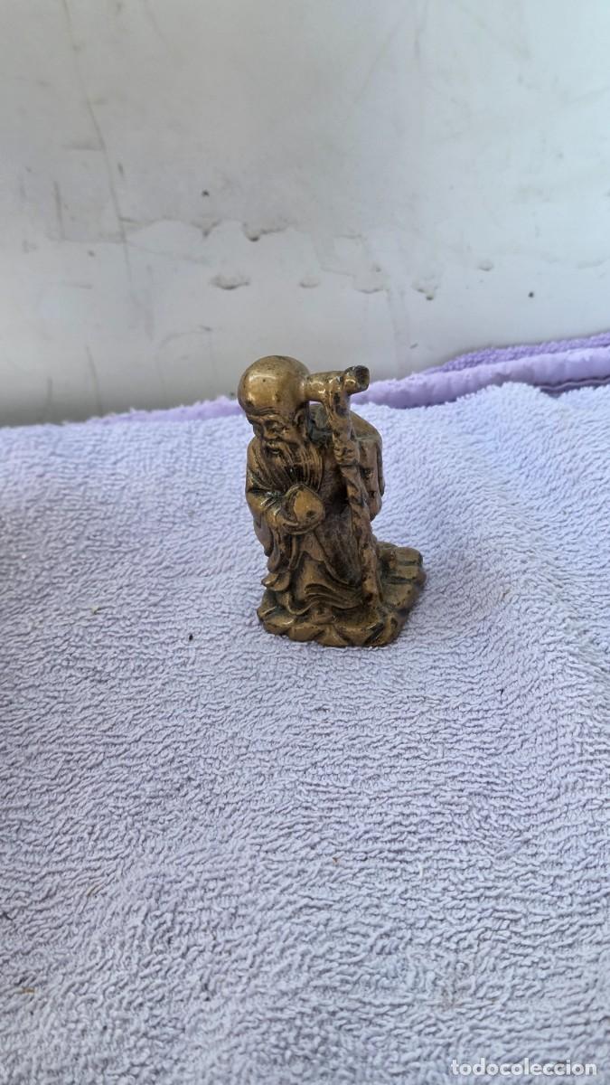 Vintage: mini figura oriental metal - Foto 1