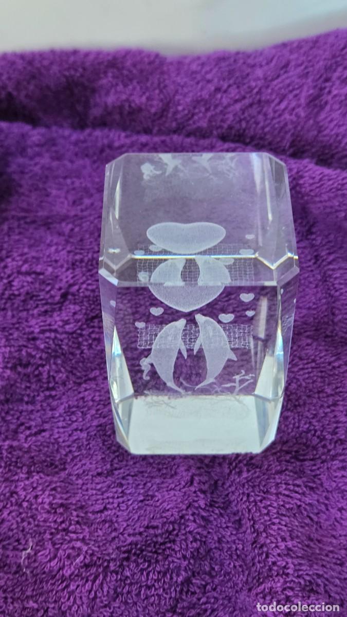 Vintage: pisa papel de cristal delfines - Foto 2