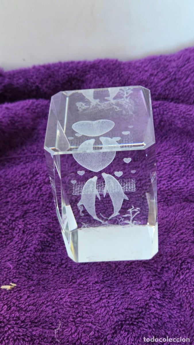 Vintage: pisa papel de cristal delfines - Foto 2
