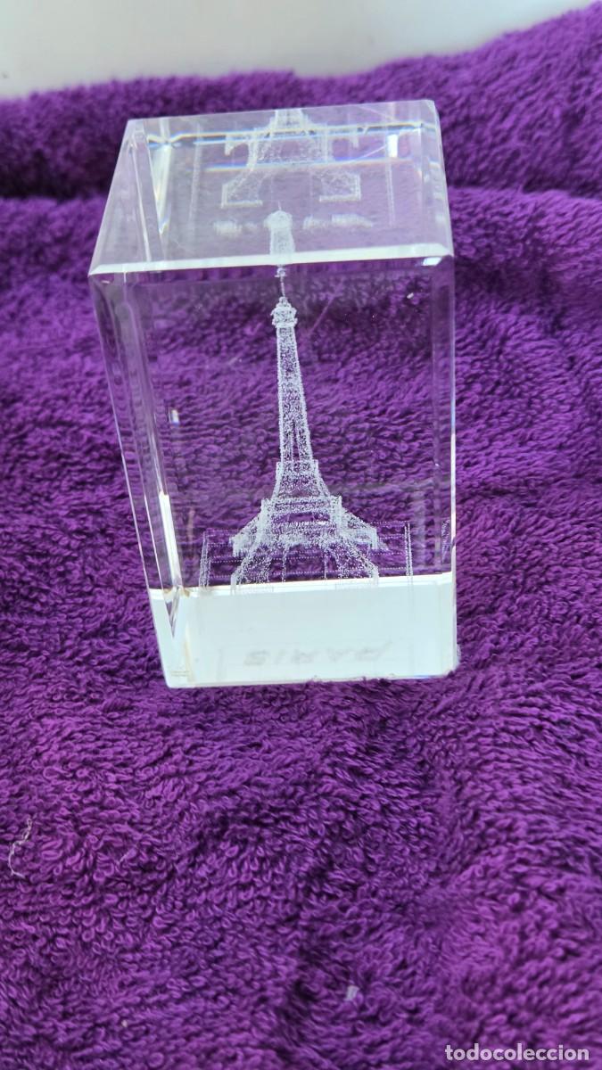 Vintage: pisa papel de cristal torre de paris - Foto 2