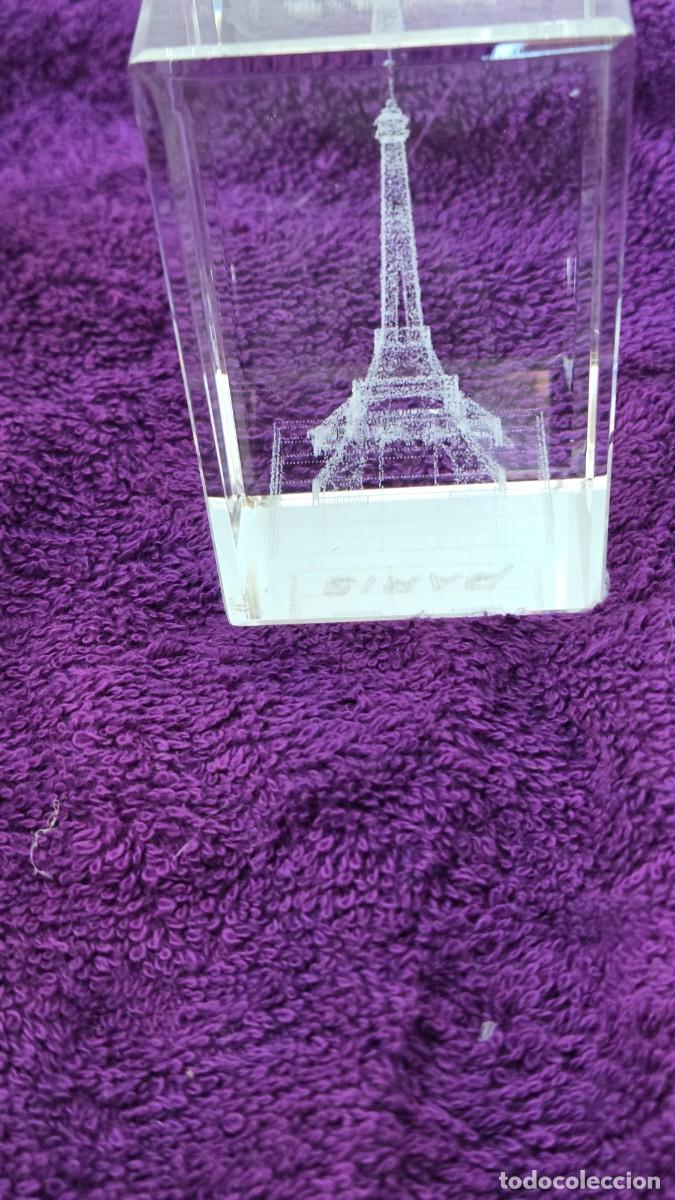 Vintage: pisa papel de cristal torre de paris - Foto 3
