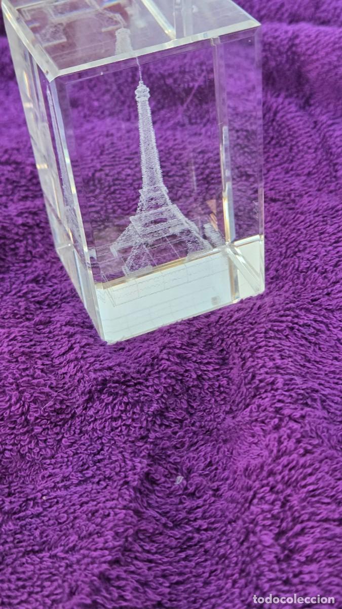 Vintage: pisa papel de cristal torre de paris - Foto 4