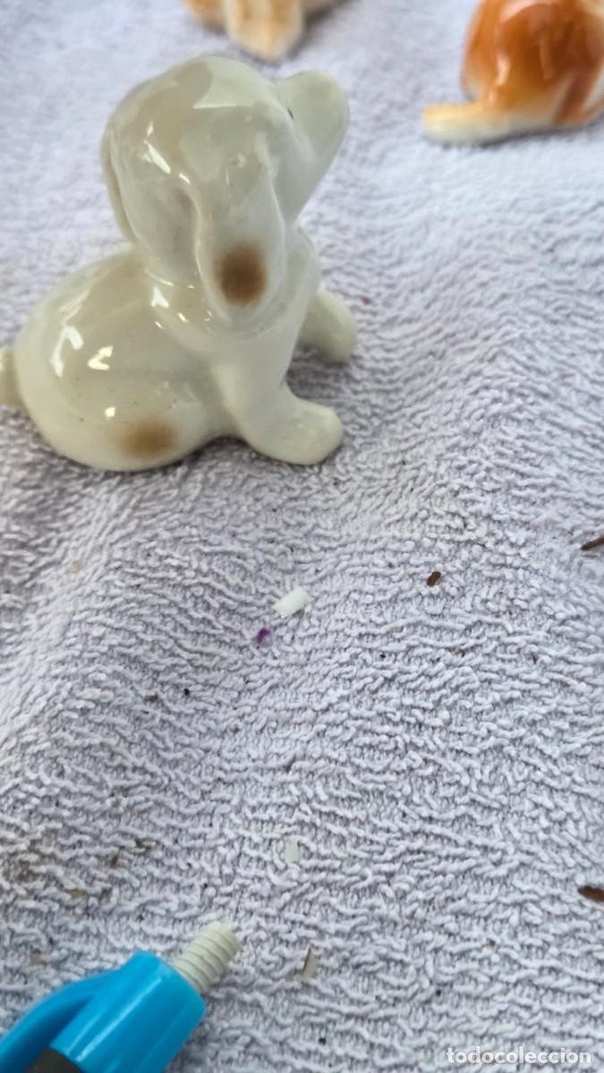 Vintage: mini figura de perro porcelana - Foto 2