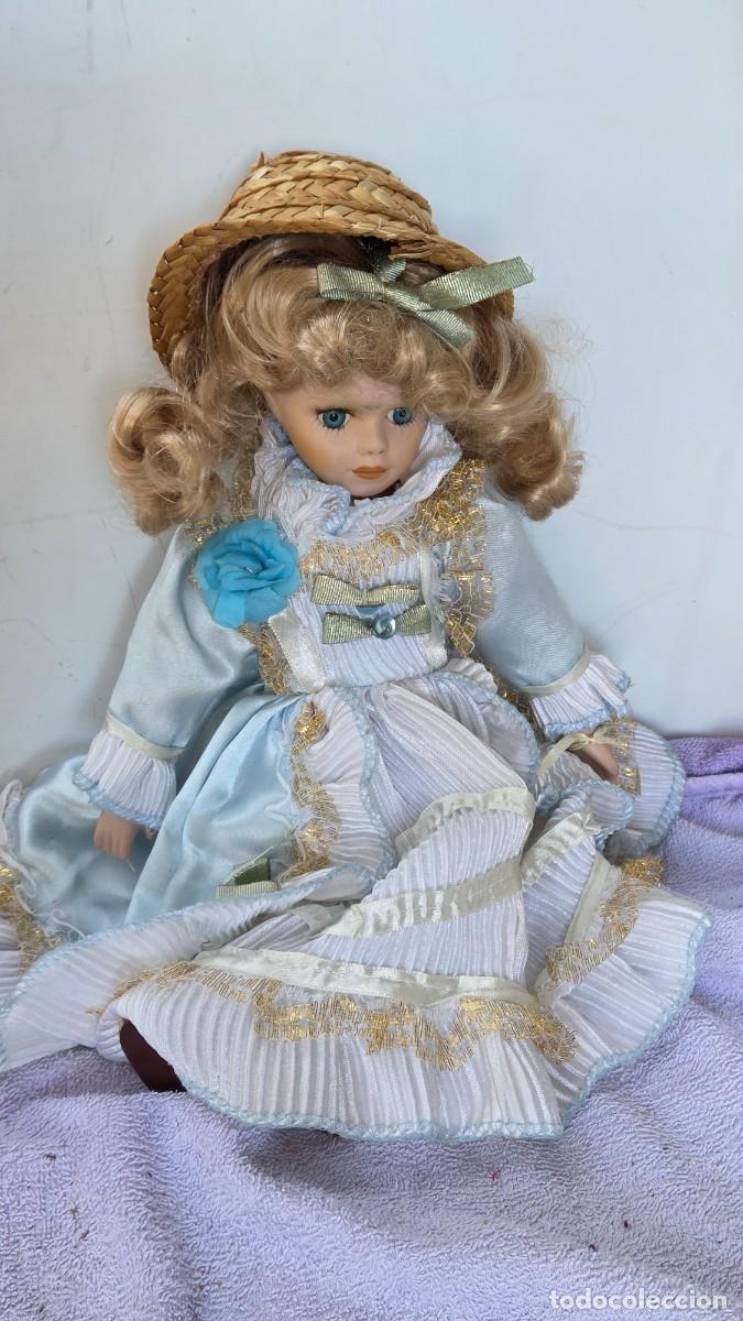 Vintage: mu&ntilde;eca de coleccion de porcelana - Foto 1