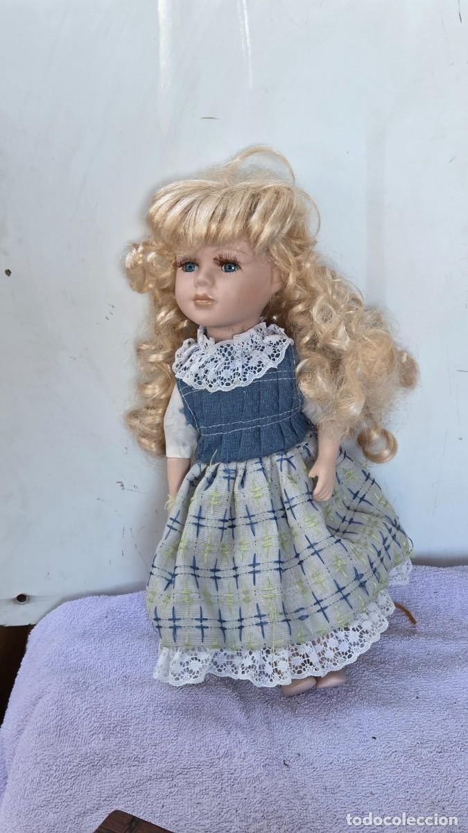 Vintage: mu&ntilde;eca de coleccion de porcelana - Foto 2