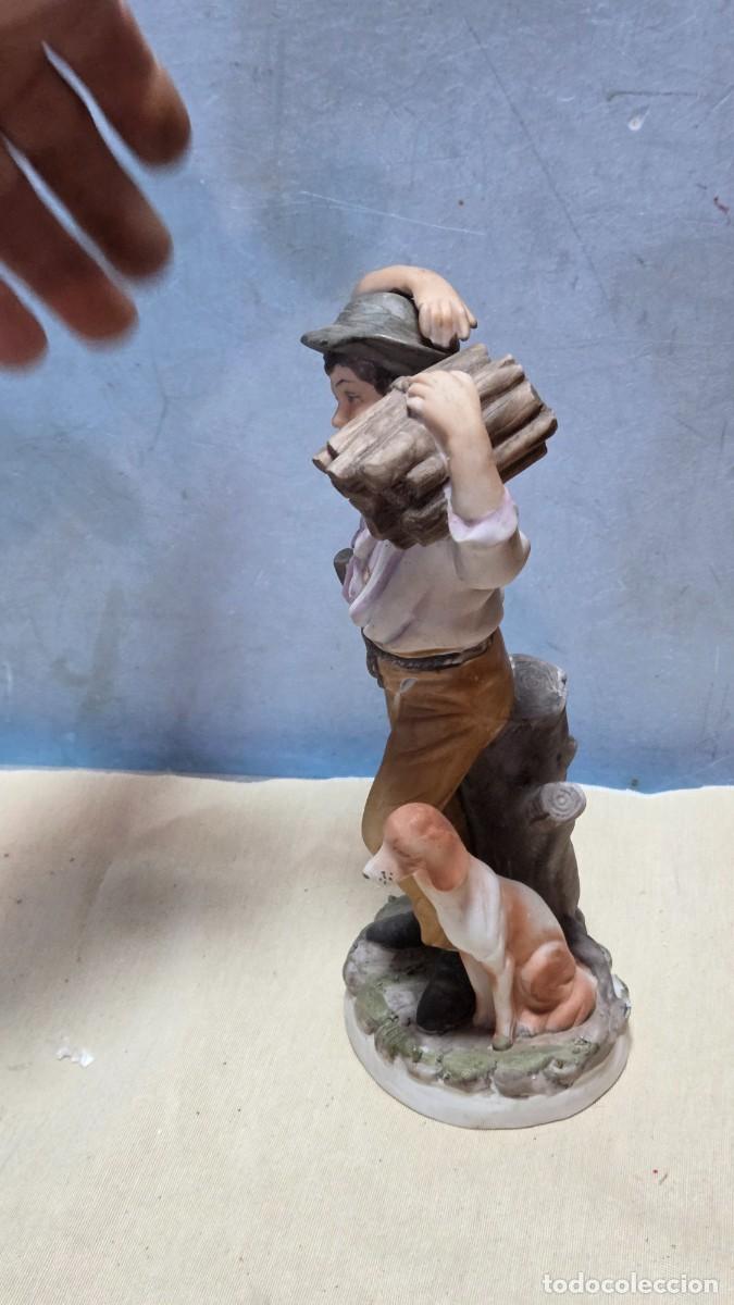 Vintage: figura de porcelana biscuit - Foto 4