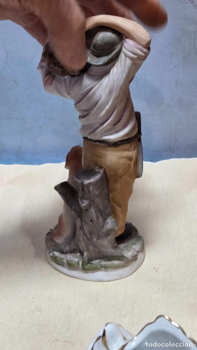 Vintage: figura de porcelana biscuit - Foto 5