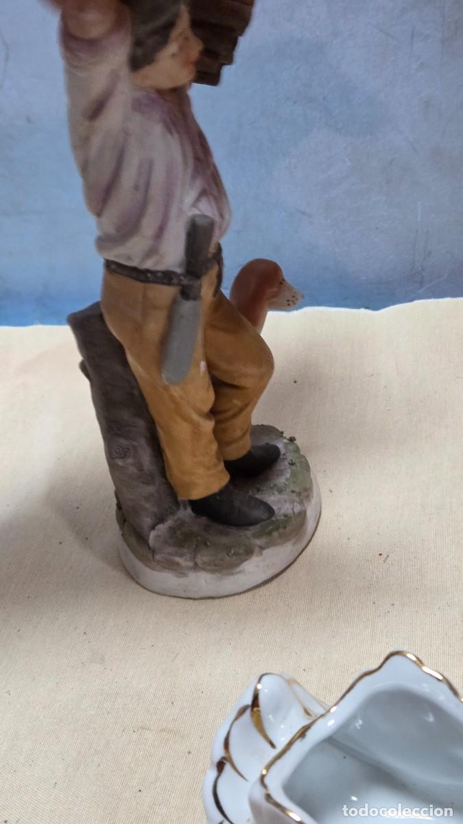 Vintage: figura de porcelana biscuit - Foto 7