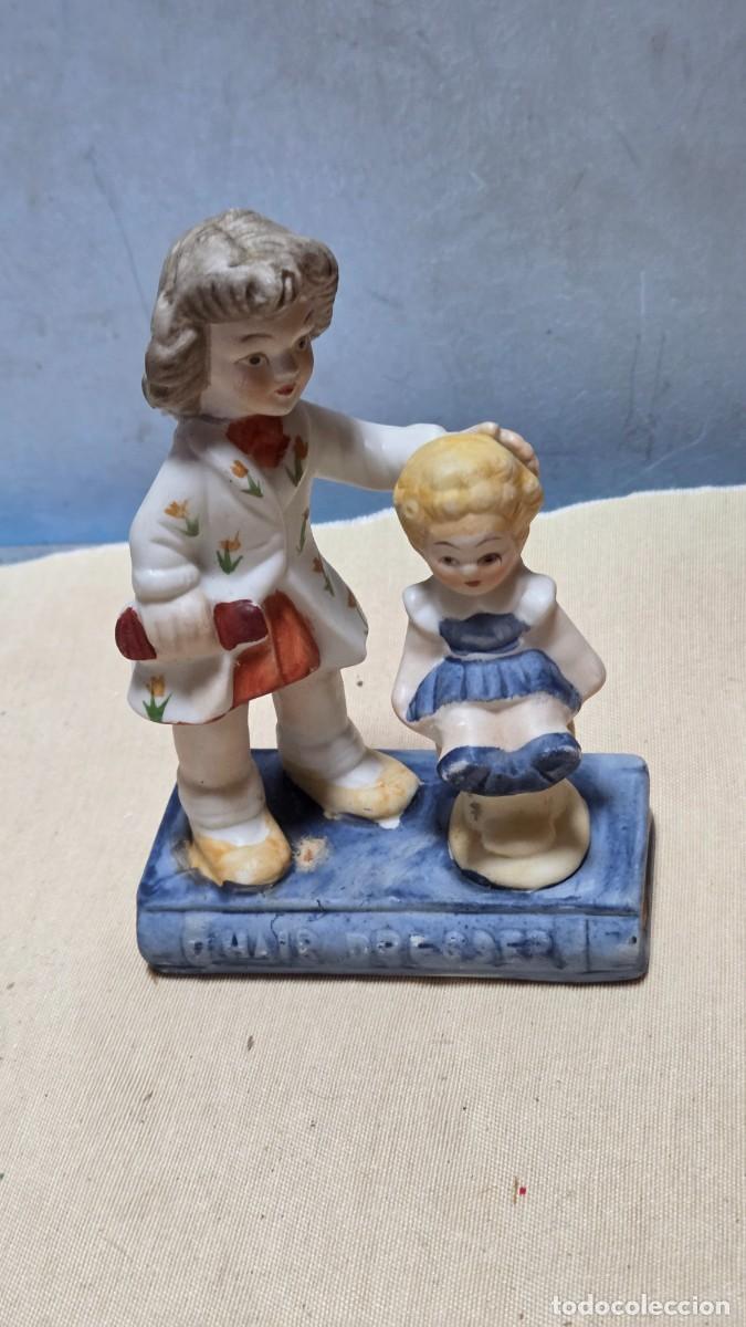 Vintage: figura de porcelana biscuit - Foto 2