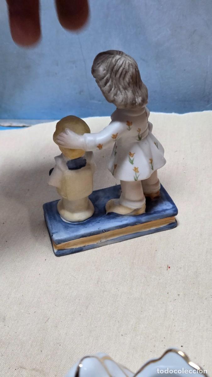 Vintage: figura de porcelana biscuit - Foto 3