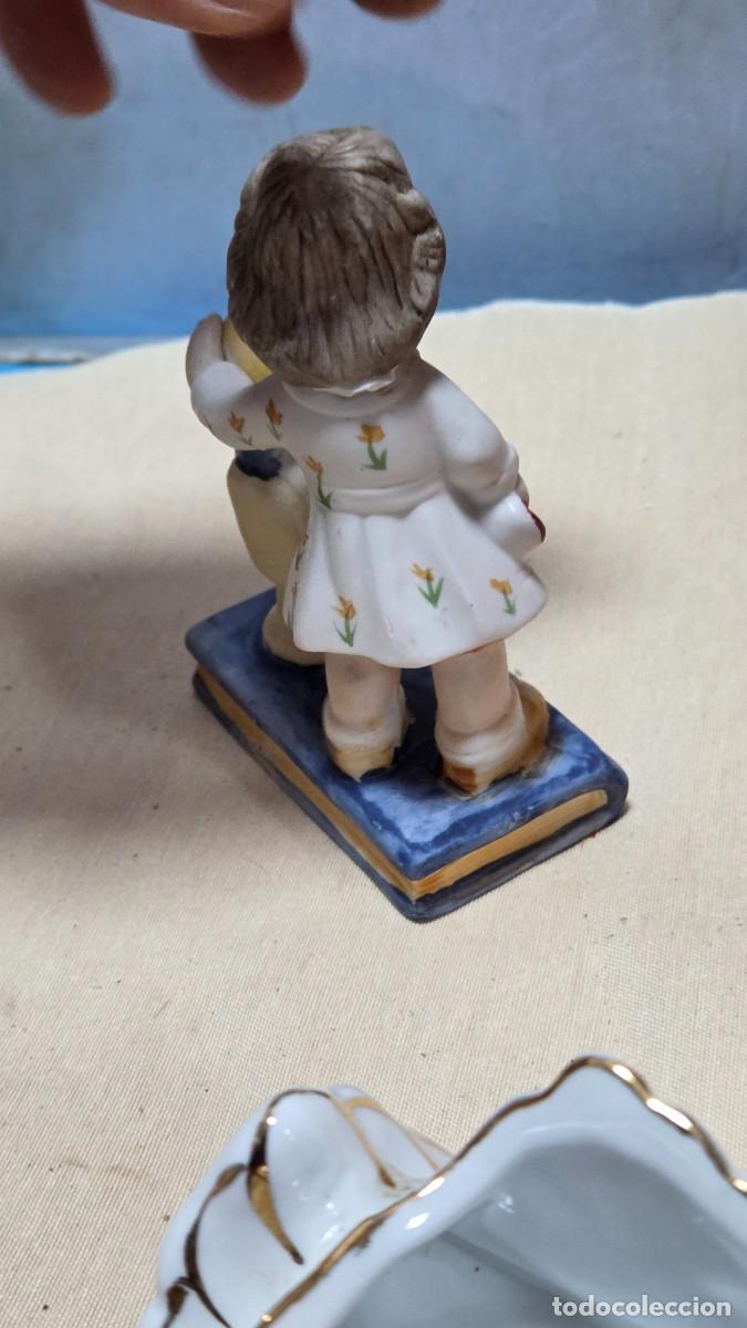 Vintage: figura de porcelana biscuit - Foto 5