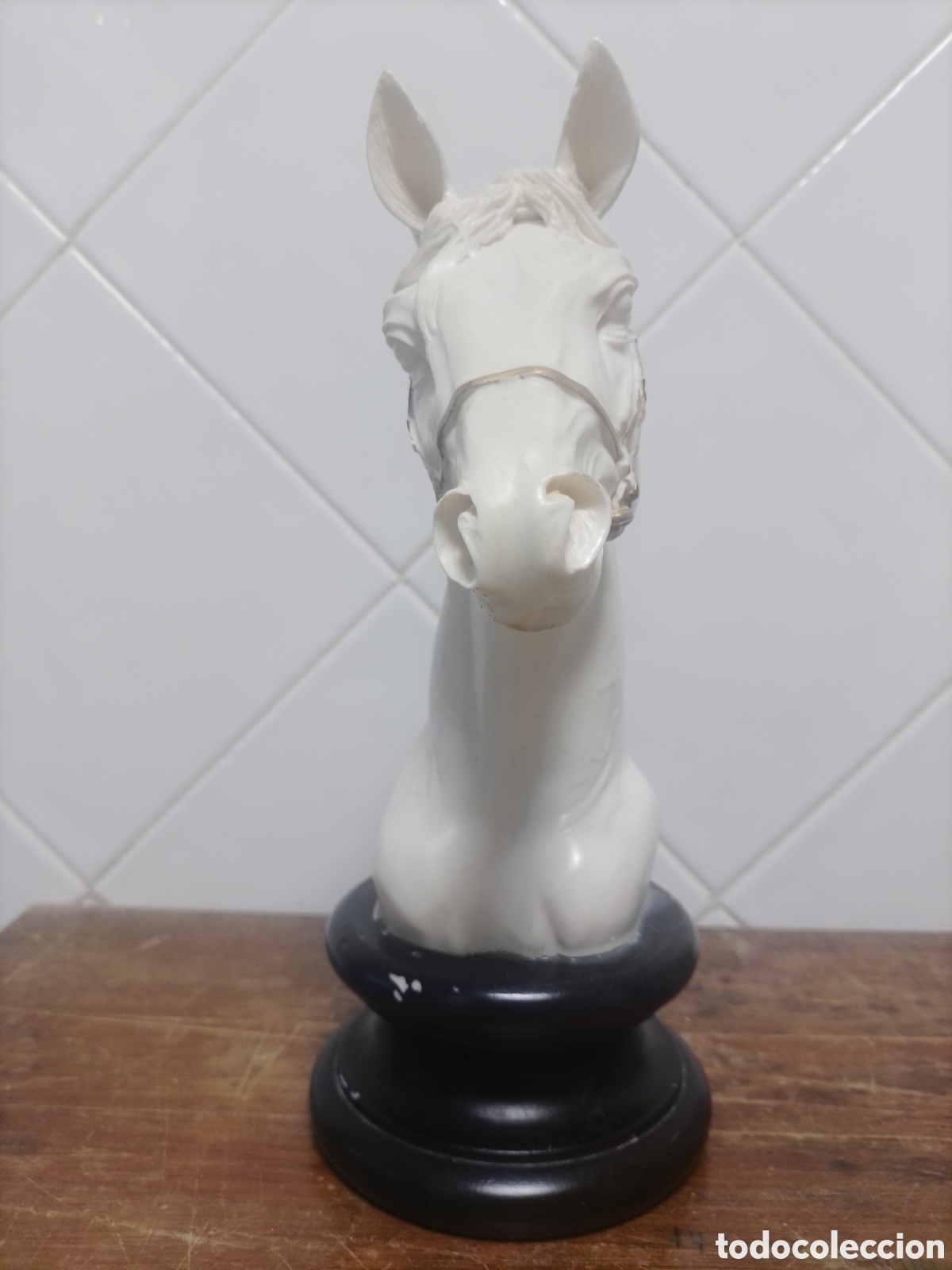 Vintage: Escultura Busto caballo 28cm - Foto 2
