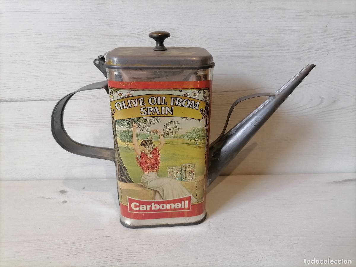 Vintage: Aceitera Vintage de Hojalata Carbonell
