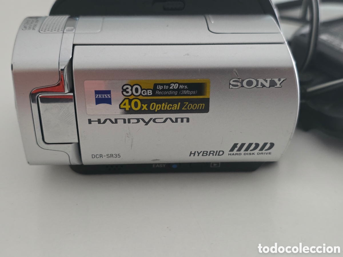 Vintage: sony handycam dcr-sr35 30gb hdd 40x funcionando