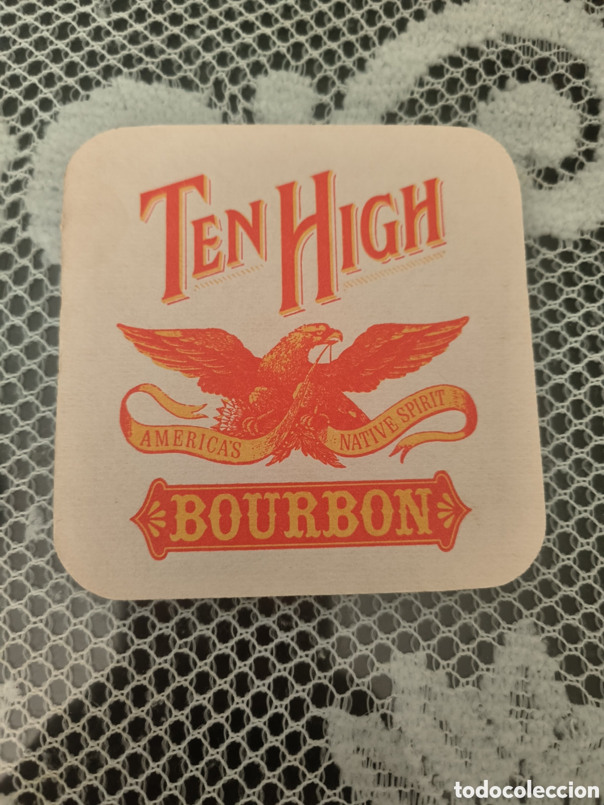 Vintage: Posavasos de Bourbon Ten High - Foto 1