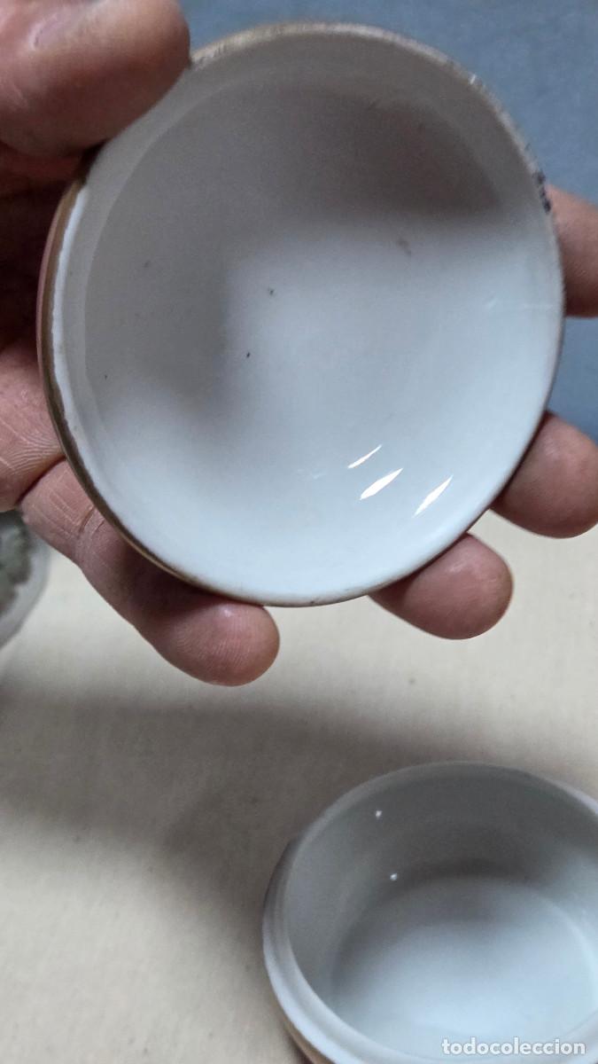 Vintage: caja de porcelana rosa - Foto 3