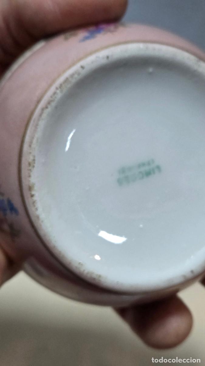 Vintage: caja de porcelana rosa - Foto 5