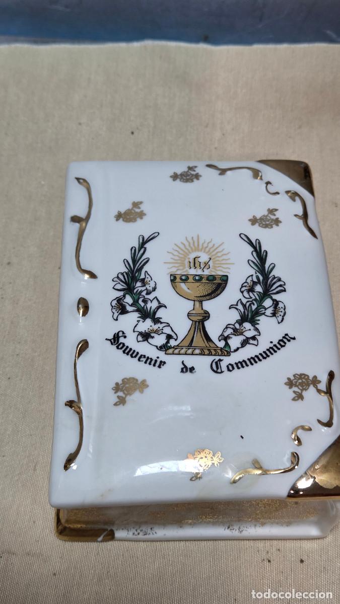 Vintage: caja porcelana 1&ordm; comunion restaurada - Foto 2