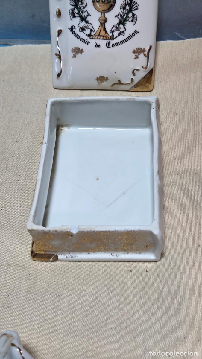Vintage: caja porcelana 1&ordm; comunion restaurada - Foto 3