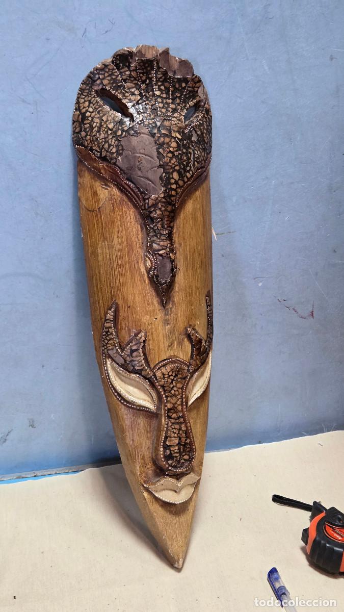 Vintage: mascara de arte africano - Foto 1
