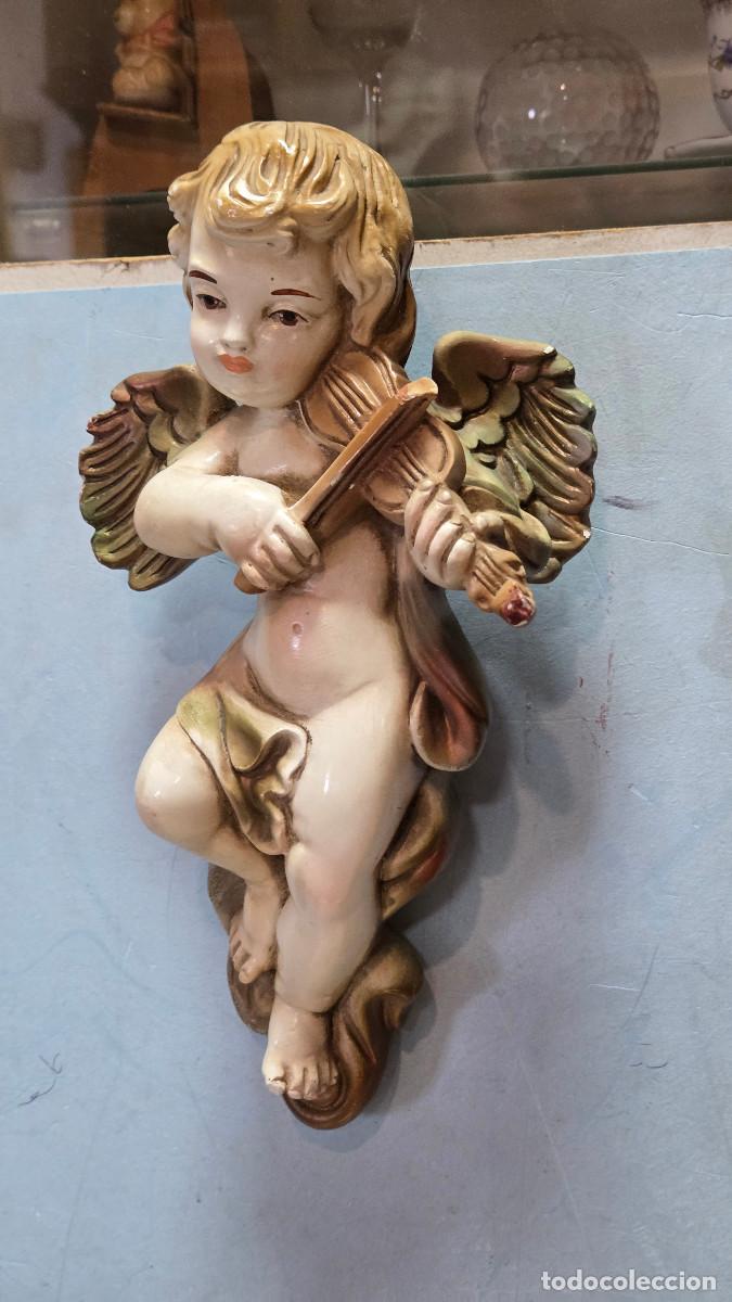 Vintage: figura de angel de ceramica - Foto 3