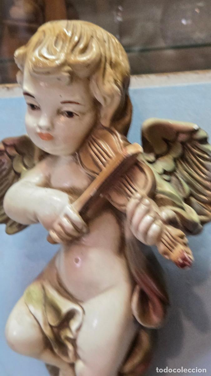 Vintage: figura de angel de ceramica - Foto 4
