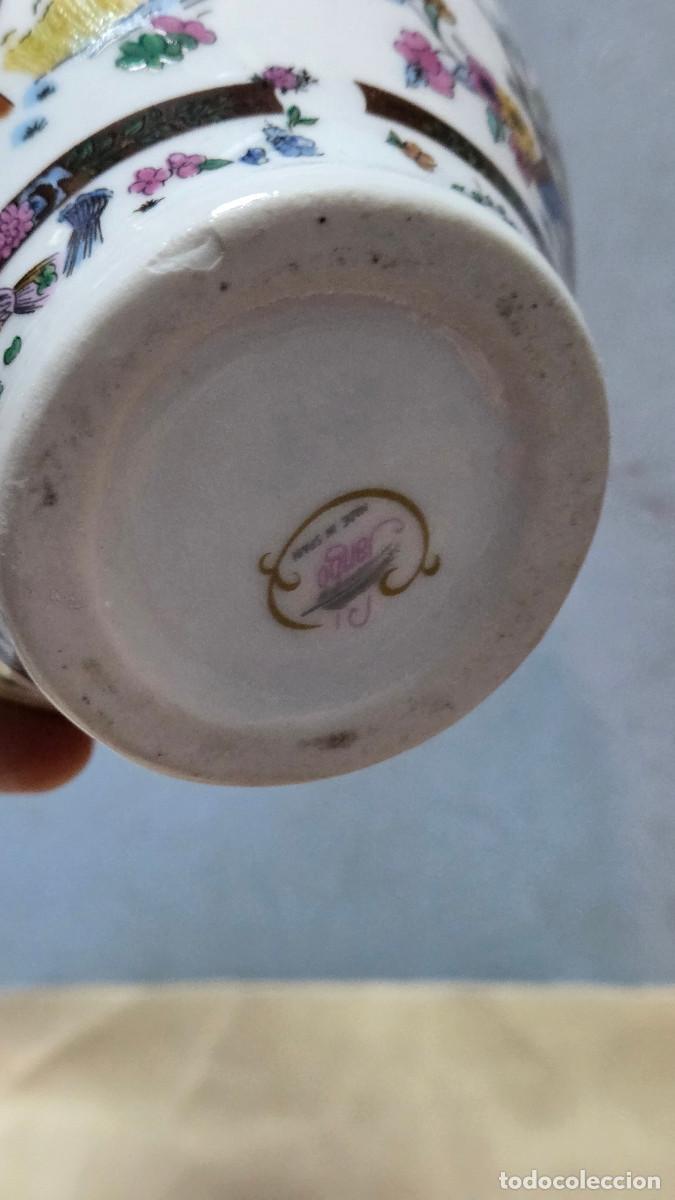 Vintage: jarron de porcelana oriental - Foto 8