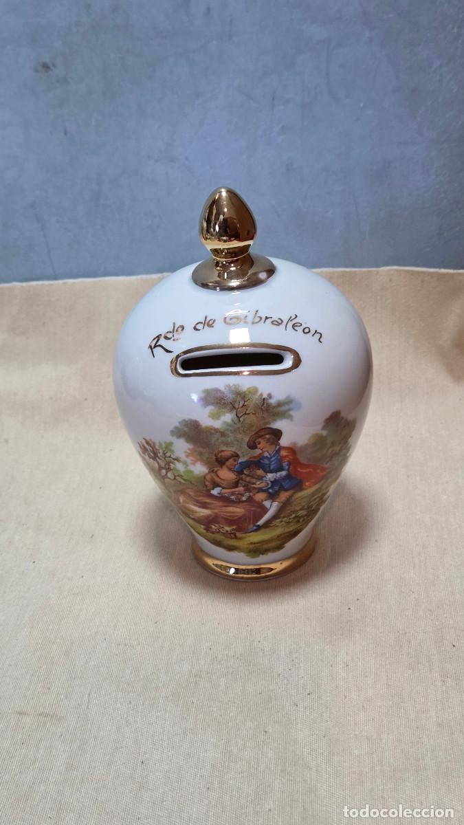 Vintage: hucha de porcelana limoges