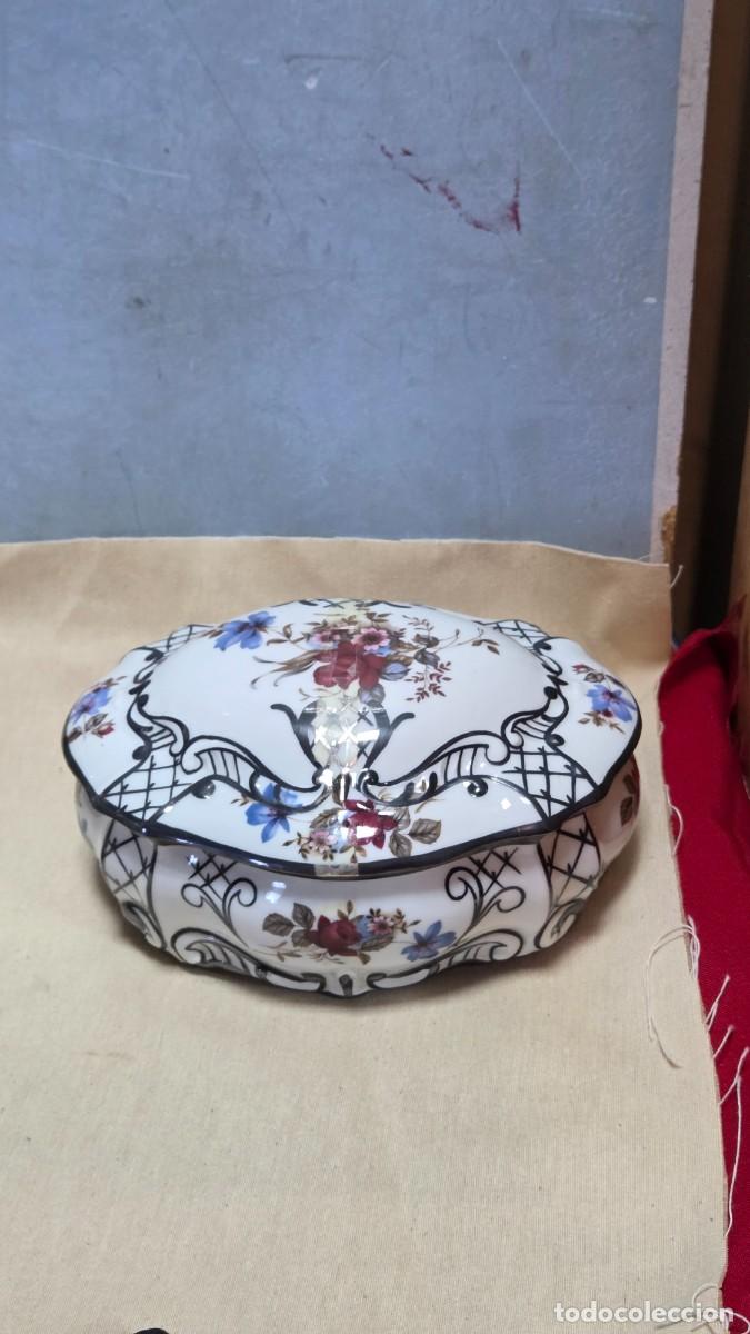 Vintage: caja de porcelana firmada