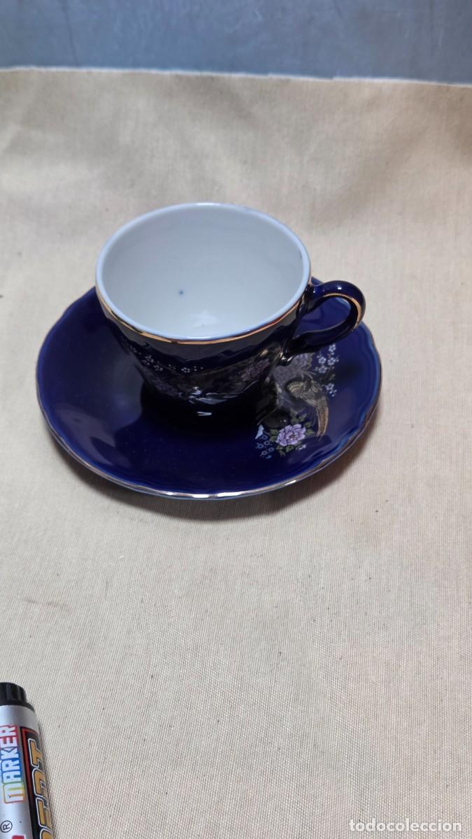 Vintage: taza y plato de porcelana