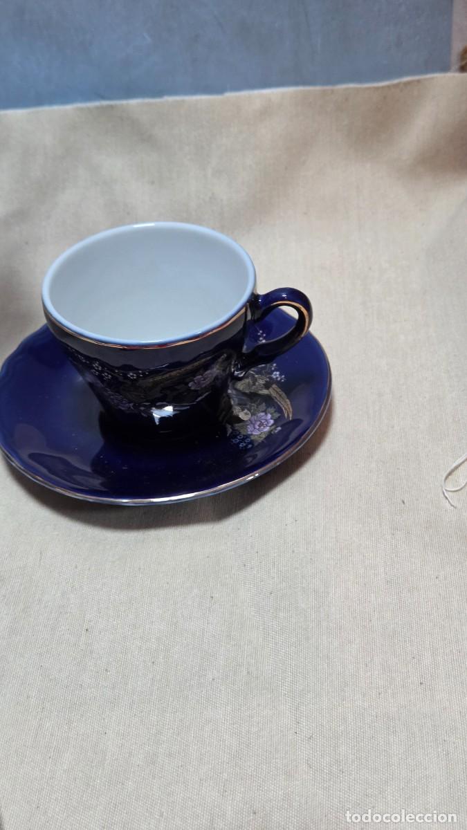 Vintage: taza y plato de porcelana