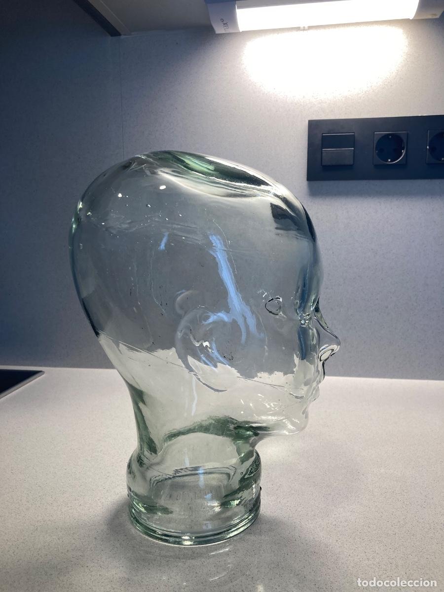 Vintage: Cabeza de cristal Expositora - Foto 6
