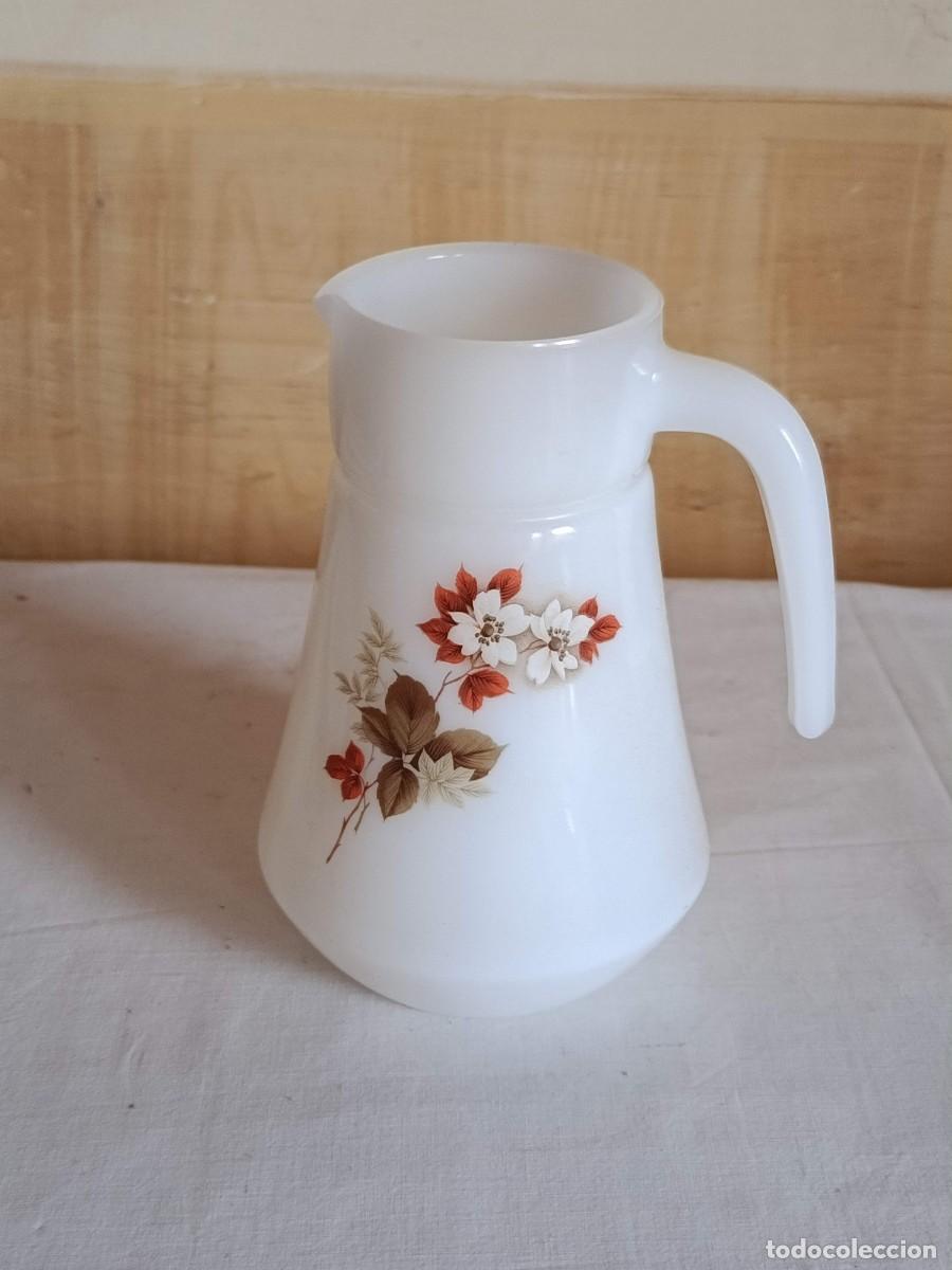 Vintage: Jarra arcopal vintage Flor de almendro