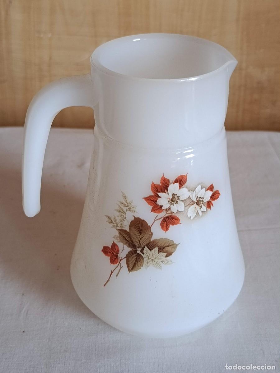 Vintage: Jarra arcopal vintage Flor de almendro - Foto 4