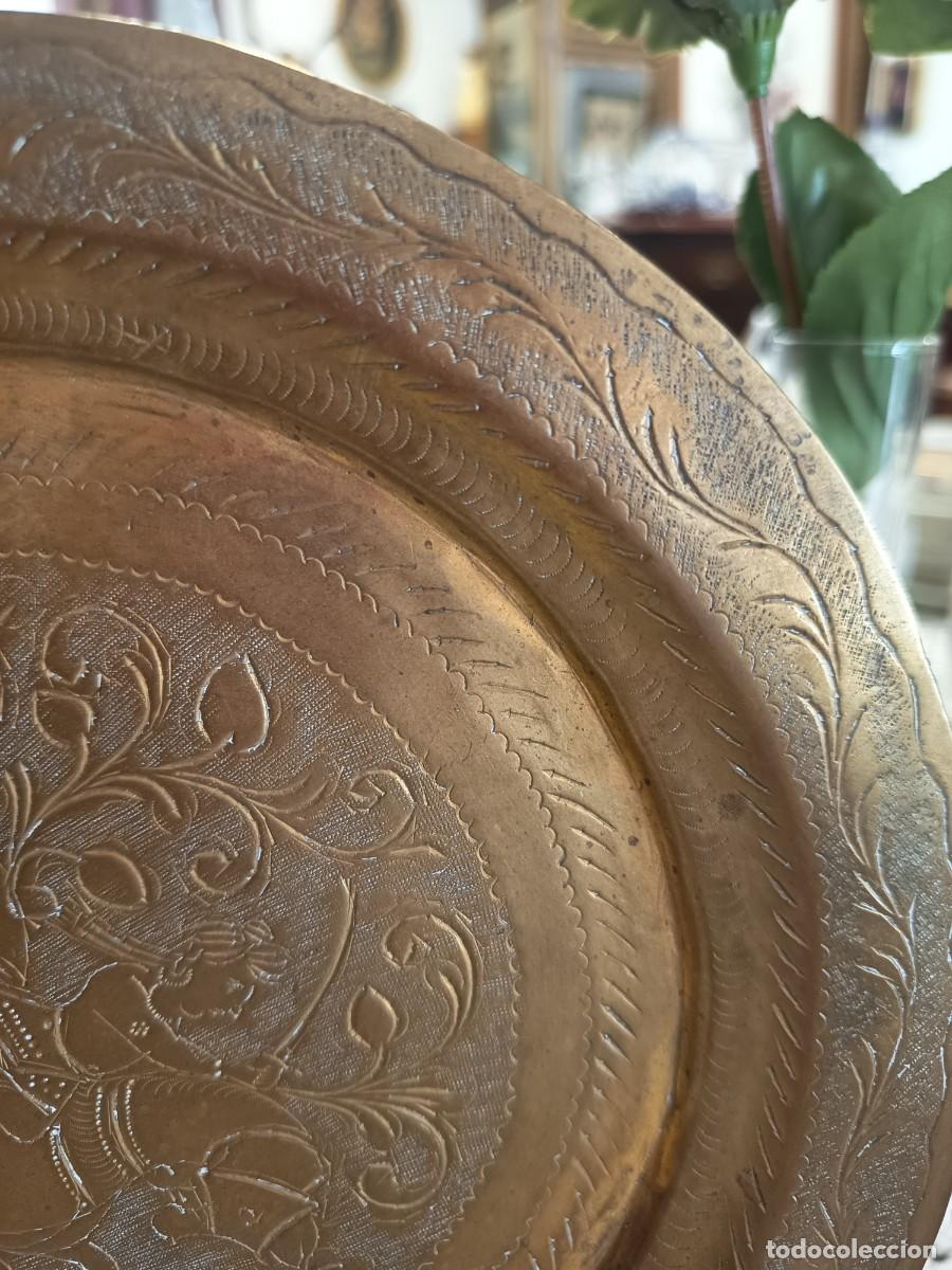 Vintage: Bandeja decorativa Jinete con Caballo - Foto 5