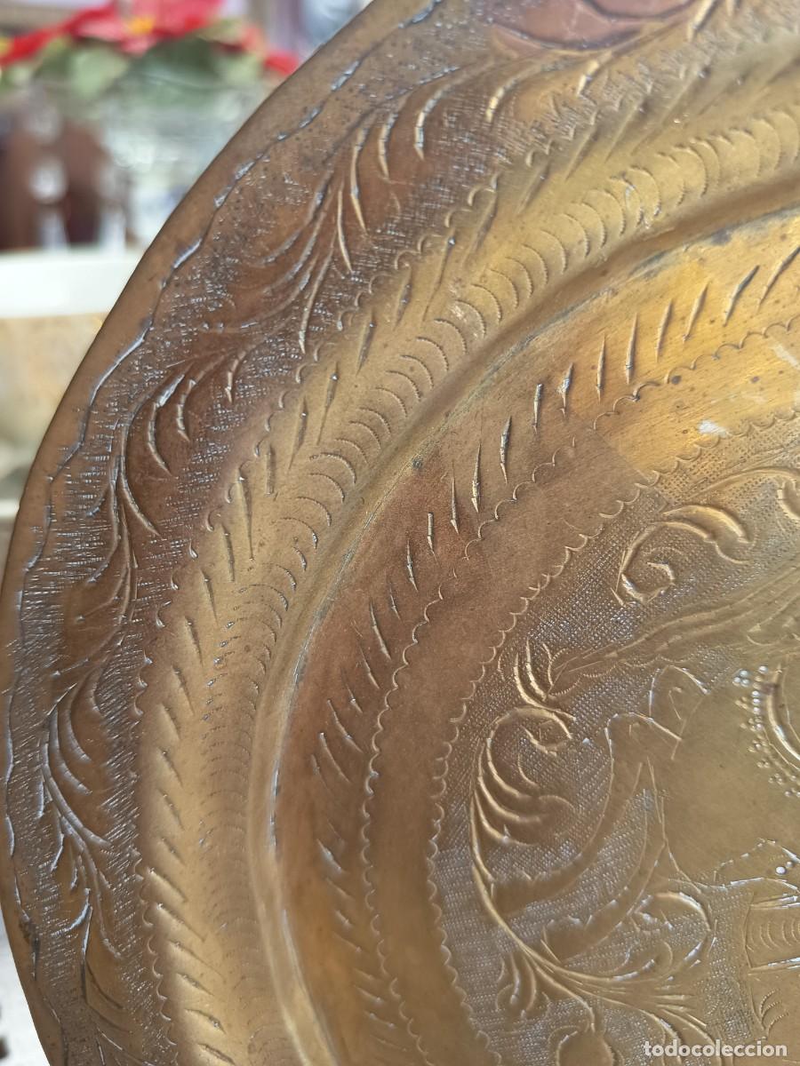 Vintage: Bandeja decorativa Jinete con Caballo - Foto 6