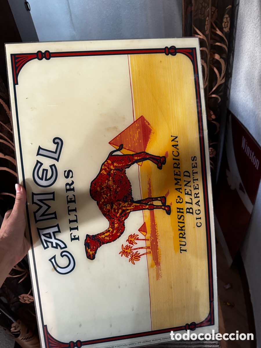 Vintage: Cartel Publicitario Vintage Camel Filters - Placa Pl&aacute;stica Colecci&oacute;n