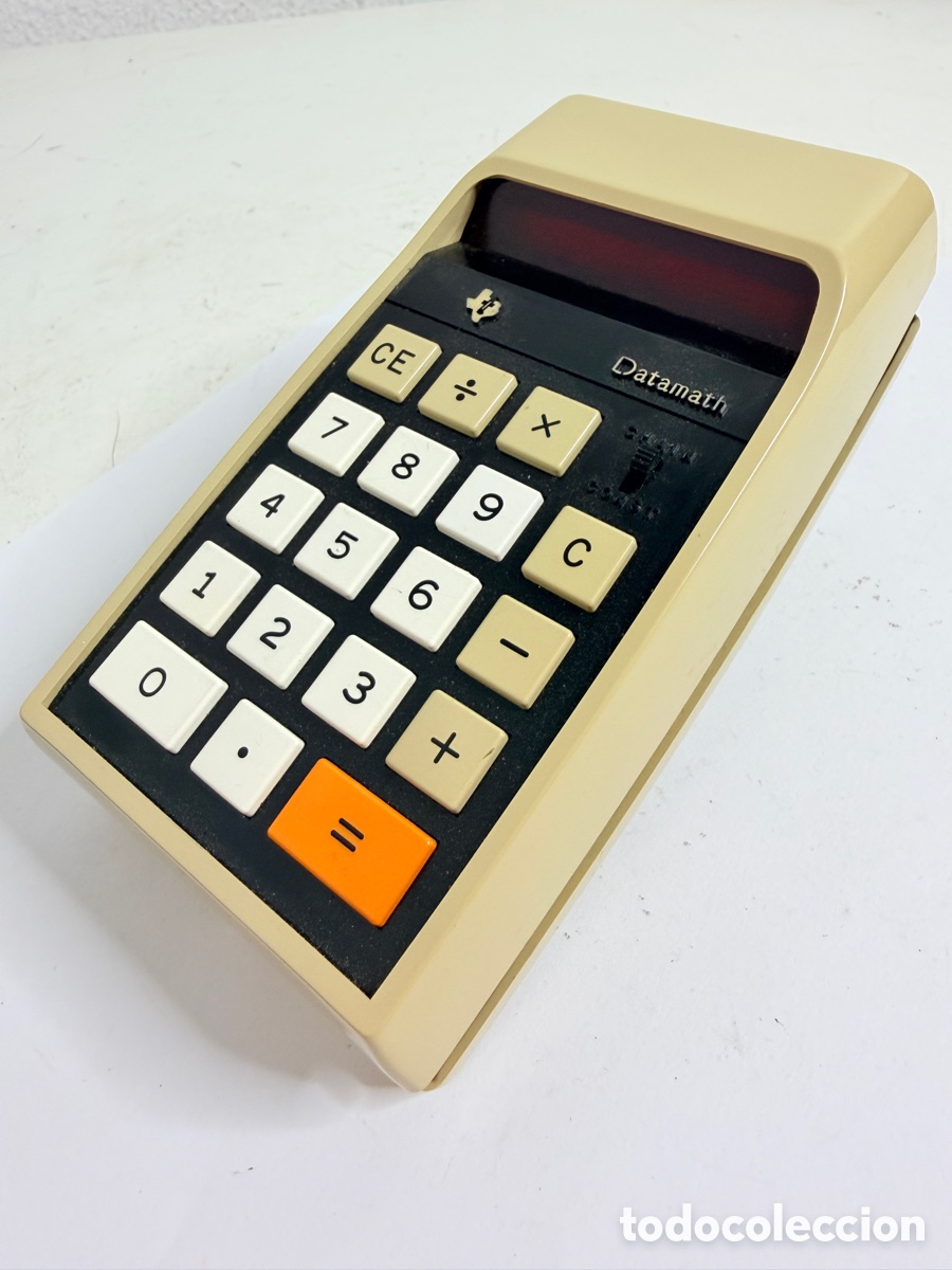 Vintage: Texas Instruments Datamath TI-2500 Space Age Design 1970s - Foto 2